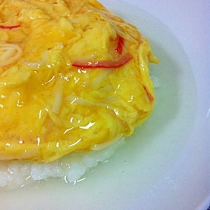美しい!白いあんかけ天津飯